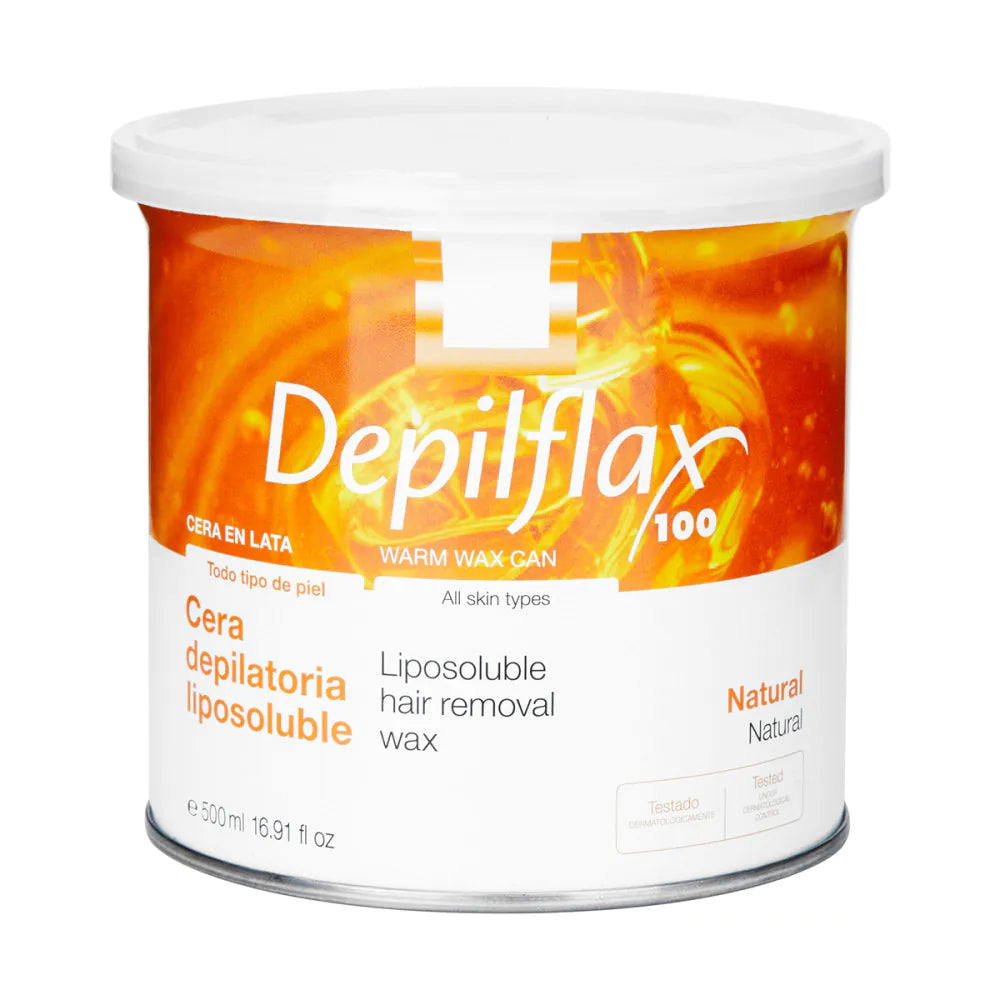 Depilflax 100 hårfjerningsvoksdåse naturlig