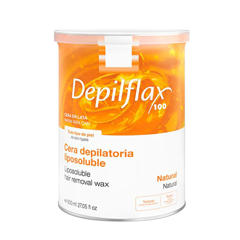 Depilflax 100 hårfjerningsvoksdåse naturlig