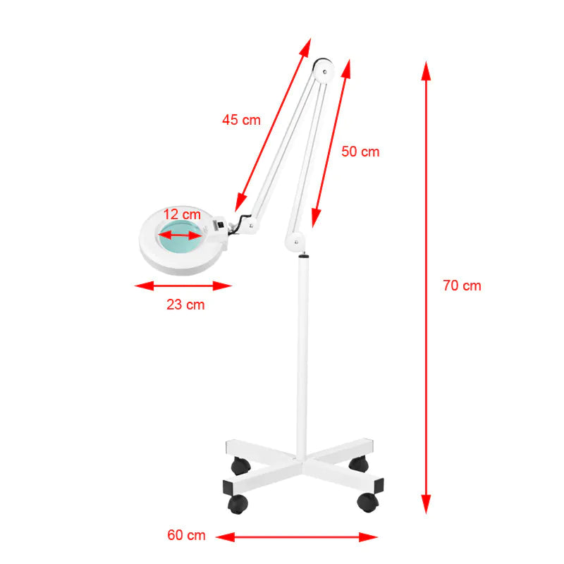 S4 LED magnifier lamp + LED tripod regulerende lys intensitet