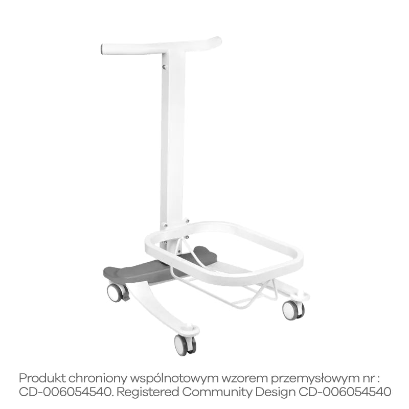 Pedicurebakke på hjul med løftefunktion