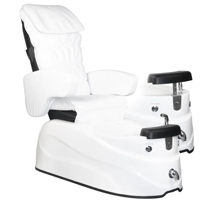 Spa pedicure stol as-122 Hvid m. massage funktion