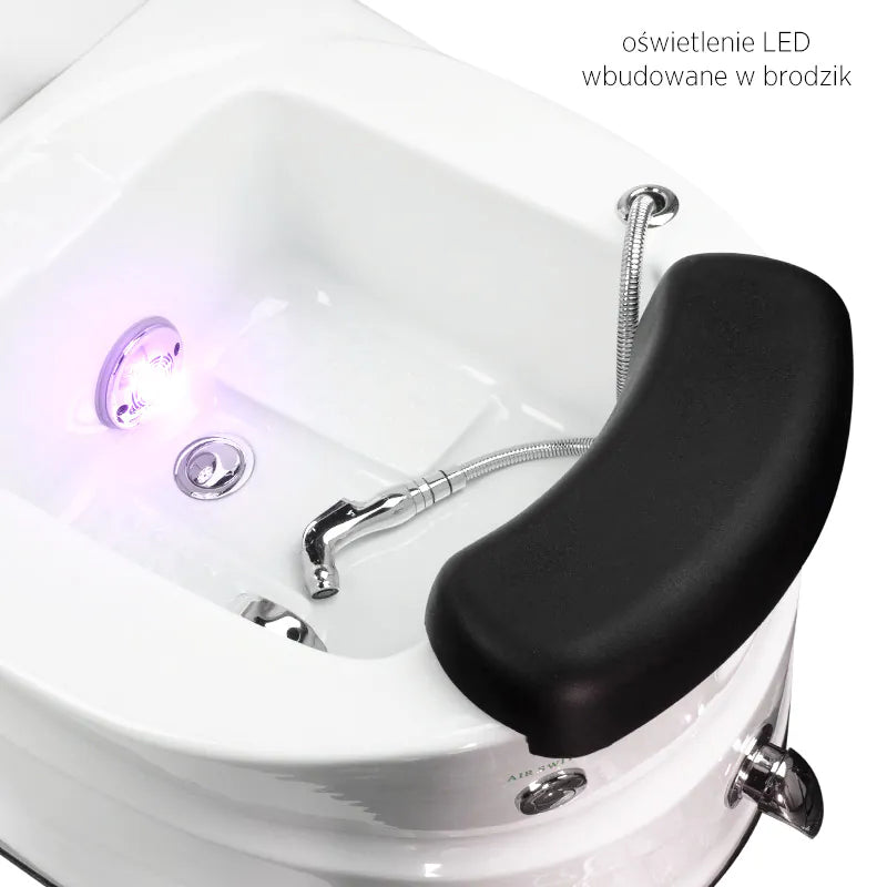 Spa pedicure stol as-122 Hvid m. massage funktion
