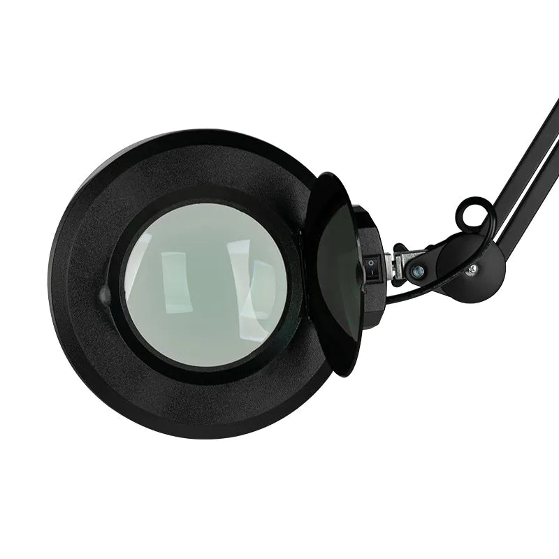 S5 led forstørrelses lampe + tripod (Sort eller Hvid)
