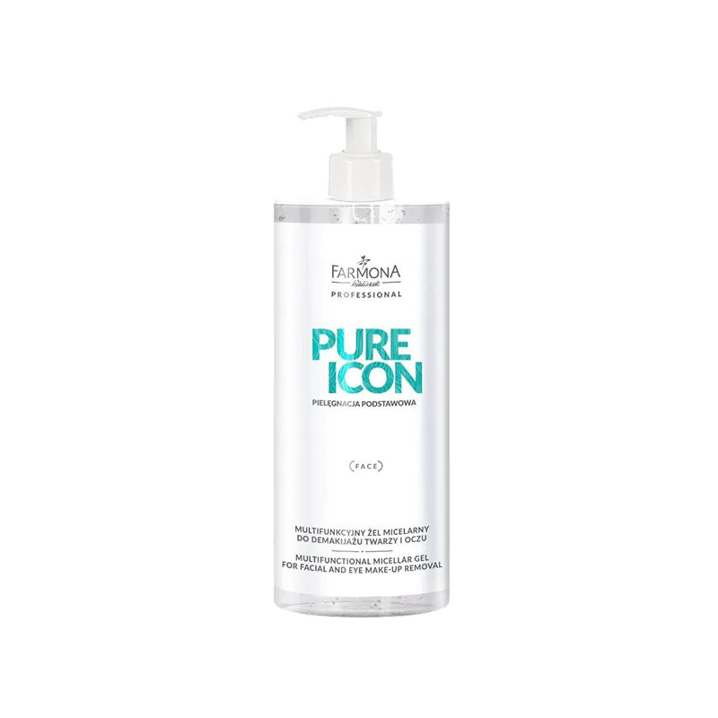 Farmona pure icon multifunctional micellar gel for face and eye make-up removal 500ml