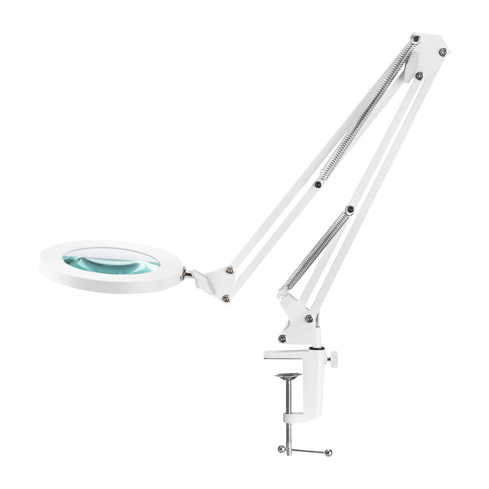SORT ELLER HVID LED ARBEJDSLAMPE MAGNIFIER LAMPE GLOW 308