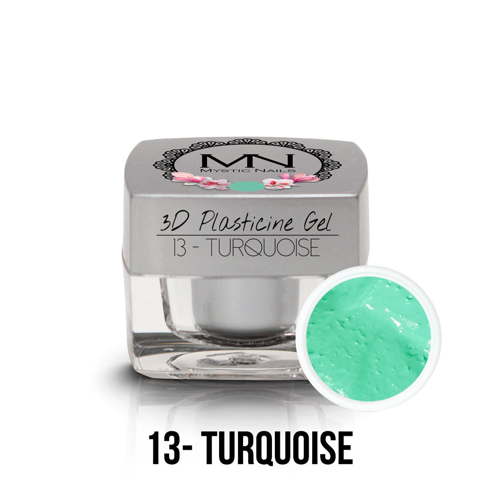 3D Plasticine Gel - 13 - Turquoise - (TPO-Fri) - 3,5g