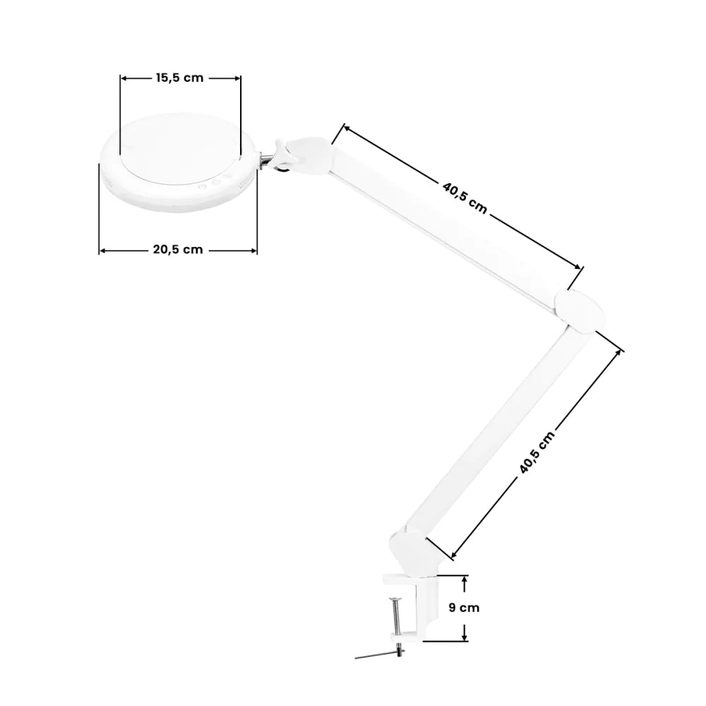 LED LUPA LED GLOW 8021 LAMPE JUSTERBAR LYS INTENSITET OG FARVE