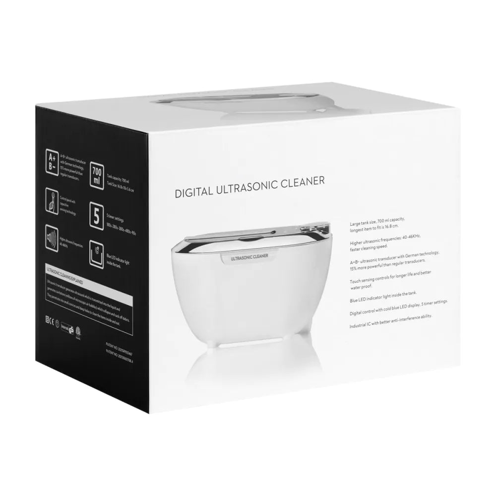 Ultrasonic cleaner ACD-3840 cap. 0,6L 31 W white