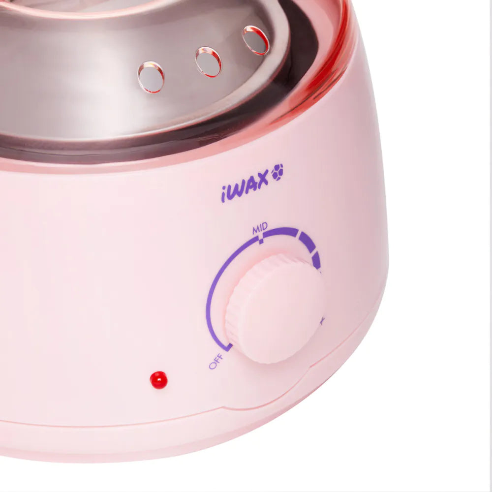 iWAX wax heater 100 Sort, Pink eller Hvid