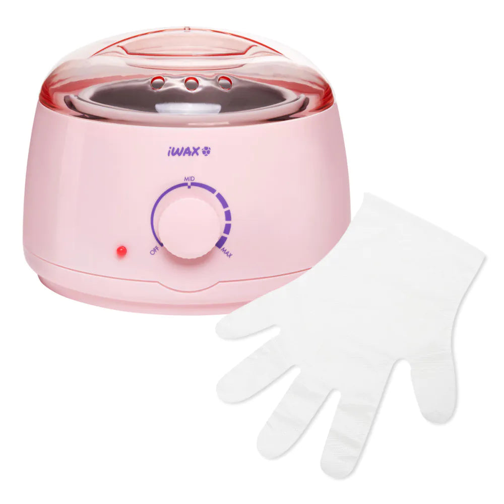 iWAX wax heater 100 Sort, Pink eller Hvid