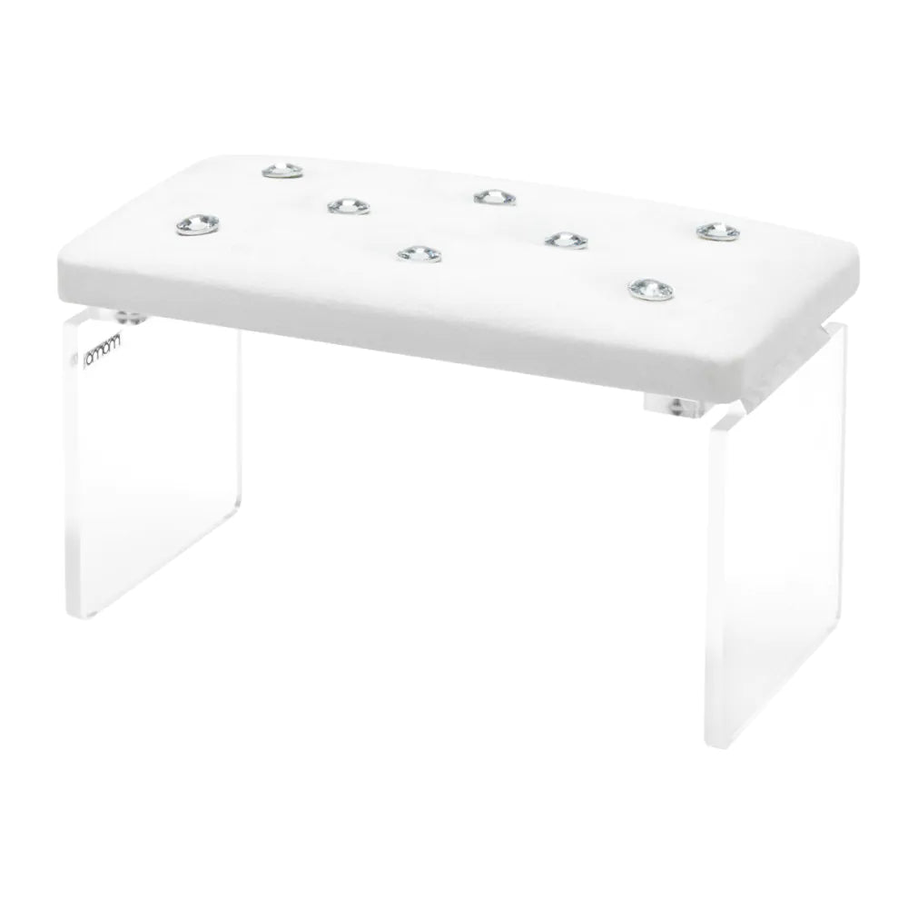 Momo Diamond manicure arm støtte Velour (Hvid, Sort eller Ecru)