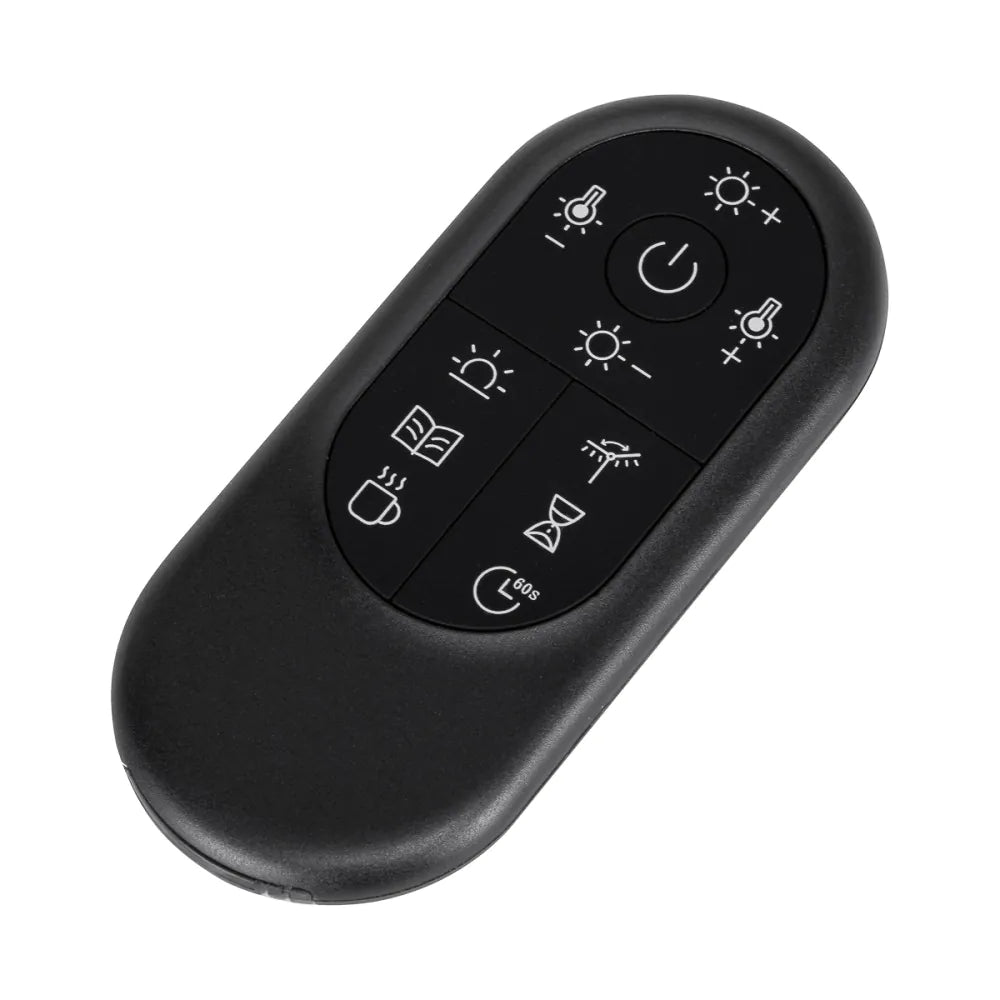 Yoga lampe sort