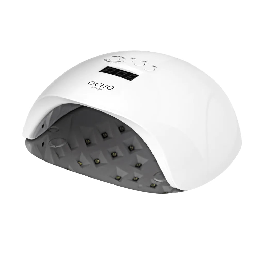 UV LED Lamp OCHO NAILS X13 65W hvid m. spejlbund