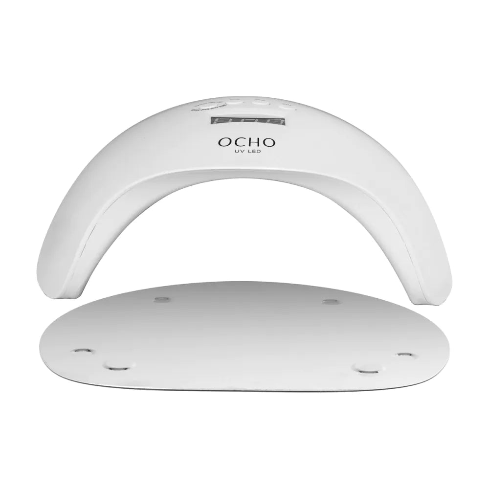 UV LED Lamp OCHO NAILS X13 65W hvid m. spejlbund