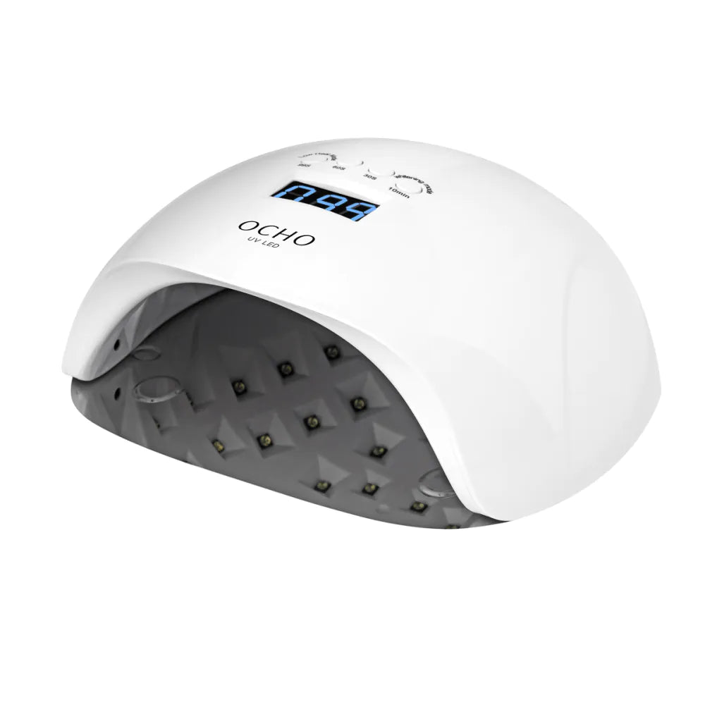 LED UV Lamp OCHO NAILS X13 Plus 65W m. Rød lysterapi - Hvid