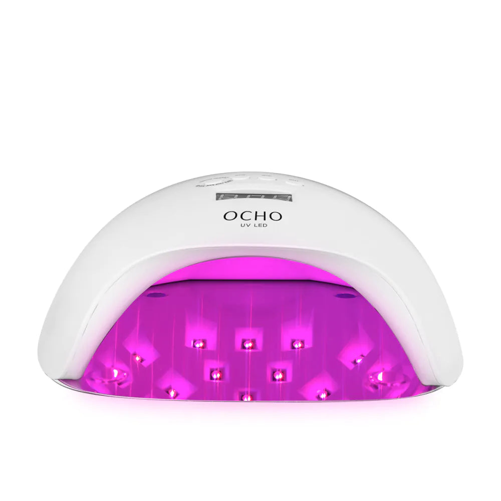 LED UV Lamp OCHO NAILS X13 Plus 65W m. Rød lysterapi - Hvid