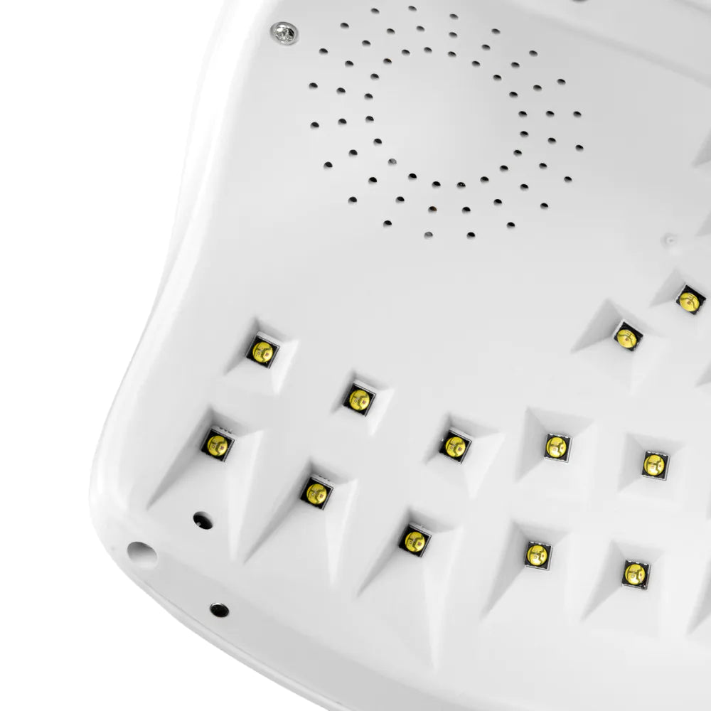 LED UV Lamp OCHO NAILS X13 Plus 65W m. Rød lysterapi - Hvid