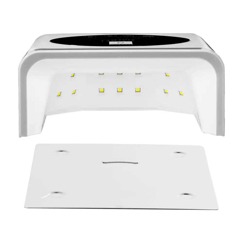 OCHO NAILS LED UV lamp X22 72W genopladelig hvid m. spejlbund