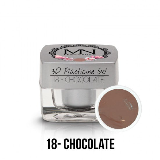 3D Plasticine Gel - 18 - Chocolate - (TPO-Fri) - 3,5g