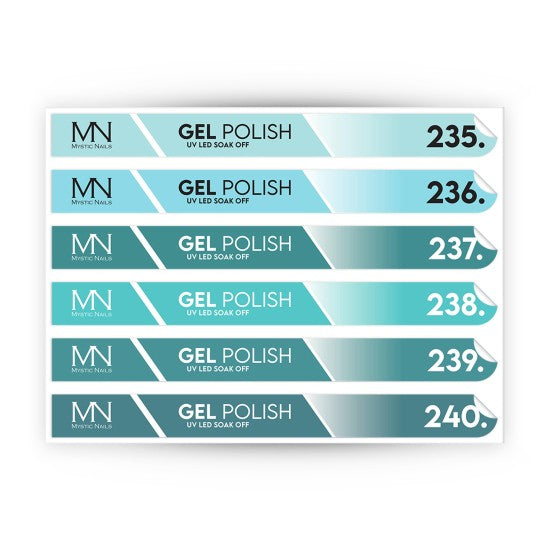 Tip Stick Gel Polish Sticker - 235-240