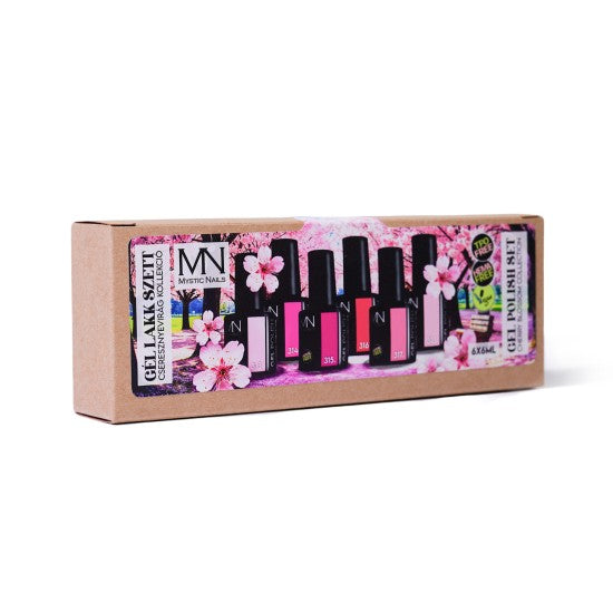 Gel Polish Set 02 - Cherry Blossom collection (HEMA&TPO-free) - 6x6ml