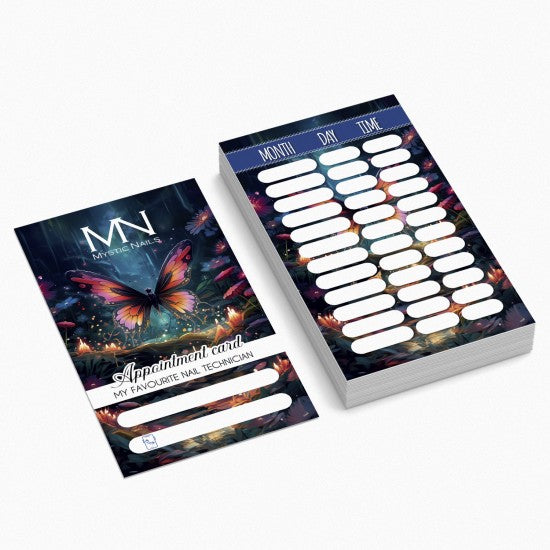 Mystic Nails - Aftalekort 25stk - 02