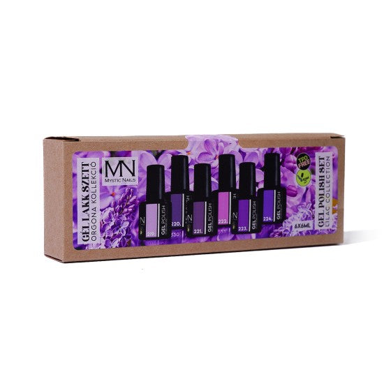 Gel Polish Set 03 - Lilac collection (TPO-free) - 6x6ml
