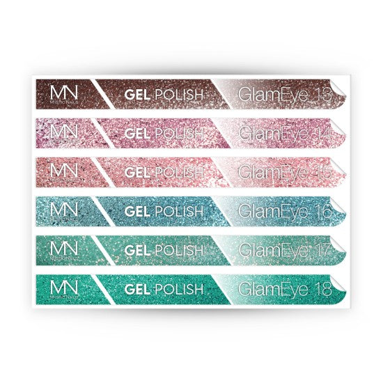 Tip Stick Gel Polish Sticker - GlamEye 13-18