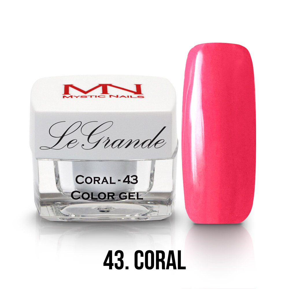 LeGrande Color Gel - no.43. - Coral - (TPO-Fri) - 4g