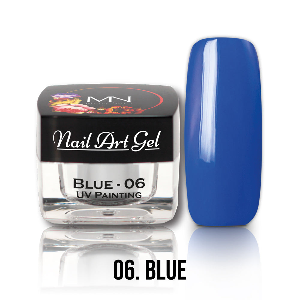 Painting Nail Art Gel - 06 - Blue - (HEMA+TPO-Fri) 4g
