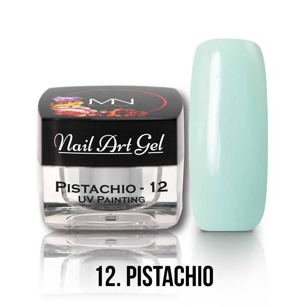 Painting Nail Art Gel - 12 - Pistachio - (HEMA+TPO-Fri) 4g