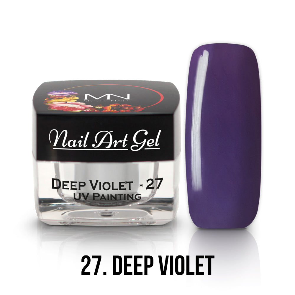 Painting Nail Art Gel - 27 - Deep Violet - (HEMA+TPO-Fri) 4g
