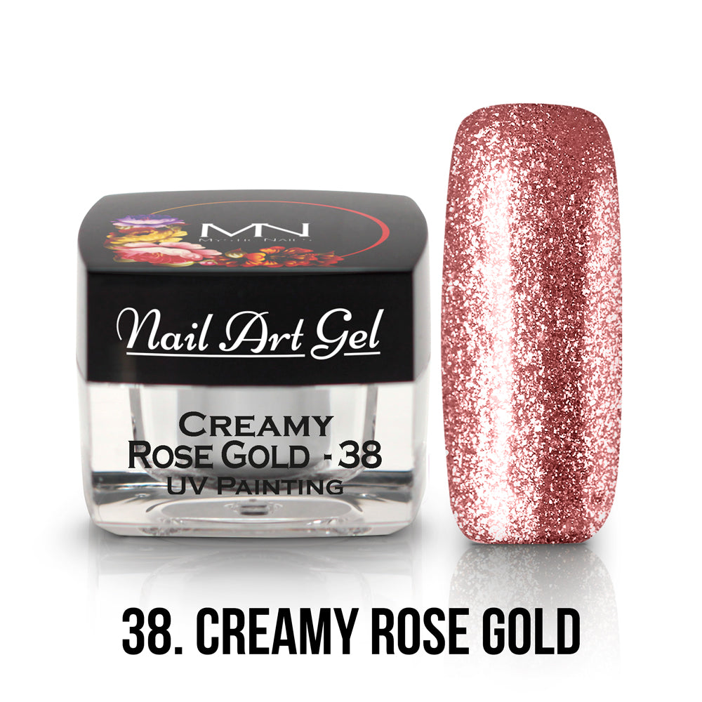 Painting Nail Art Gel - 38 - Creamy Rose Gold - (TPO-Fri) - 4g