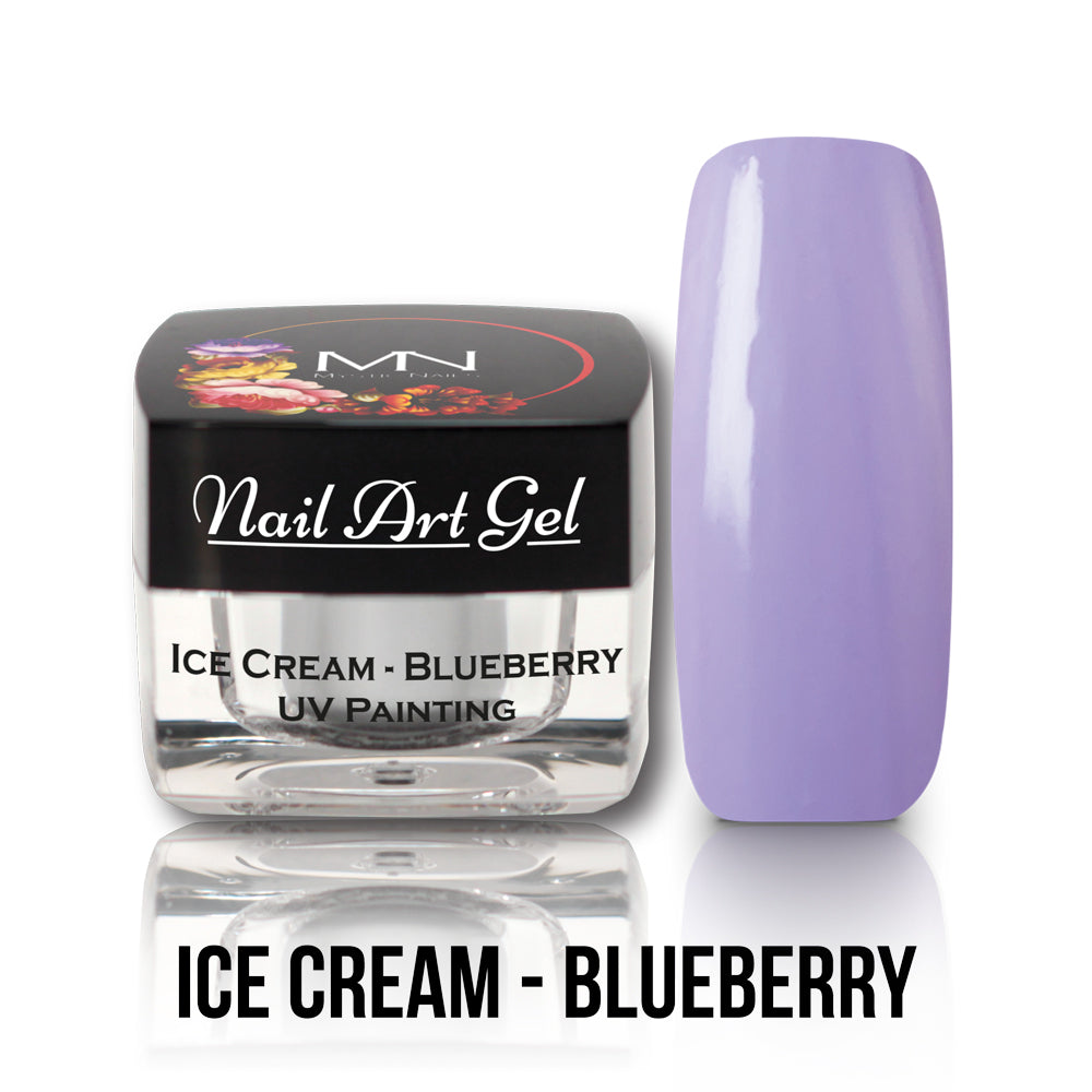 Painting Nail Art Gel - Ice Cream - Blueberry - (HEMA+TPO-Fri) 4g