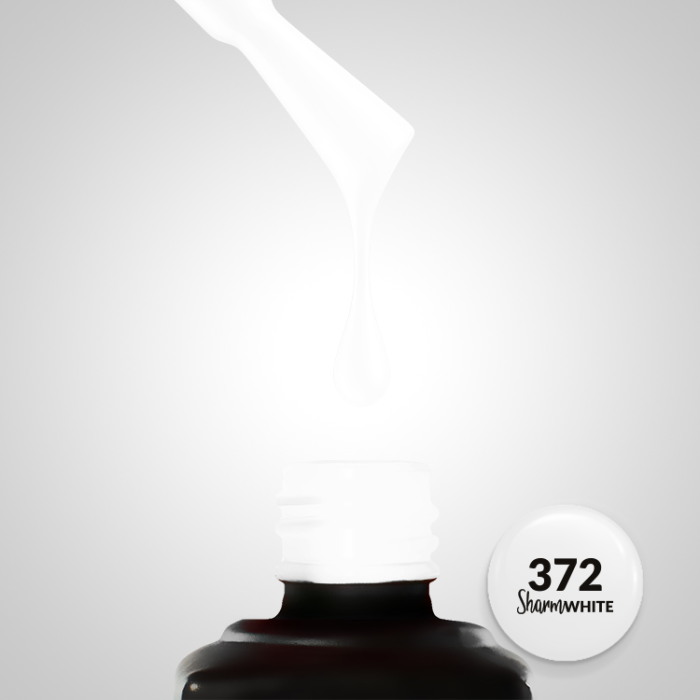 372 Sharm Effect (Blooming) White gel polish 10g