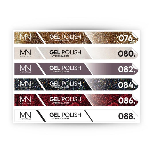 Tip Stick Gel Polish Sticker - 076-088