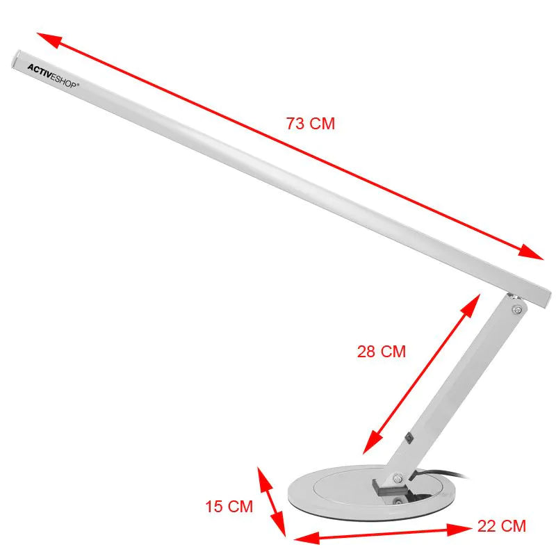 20w slim aluminum bordlampe