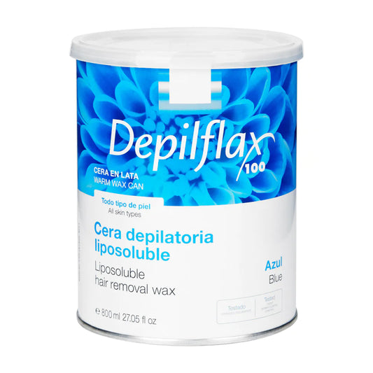 Depilflax hårfjerningsvoks dåse azulen