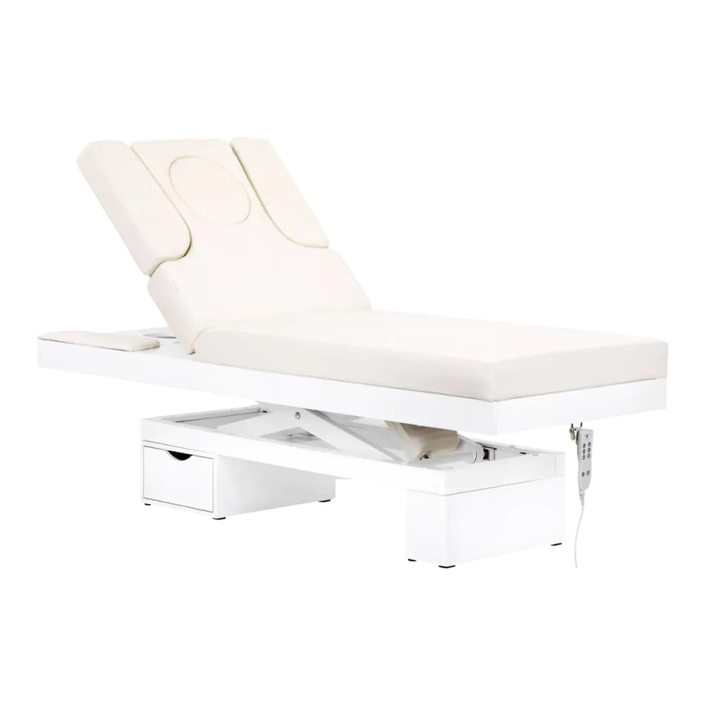 Spa kosmetisk briks azzurro 815b i skinnende hvid