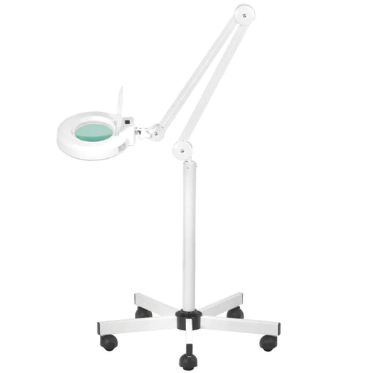 S5 led forstørrelses lampe + tripod (Sort eller Hvid)