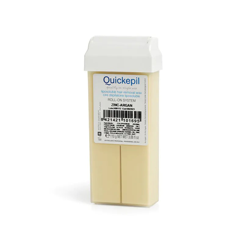 Quickepil hårfjerningsvokspatron zink-argan 110g