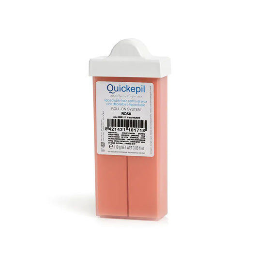 Quickepil ansigtsfjerningsvoks, smal patron, rosa 110g