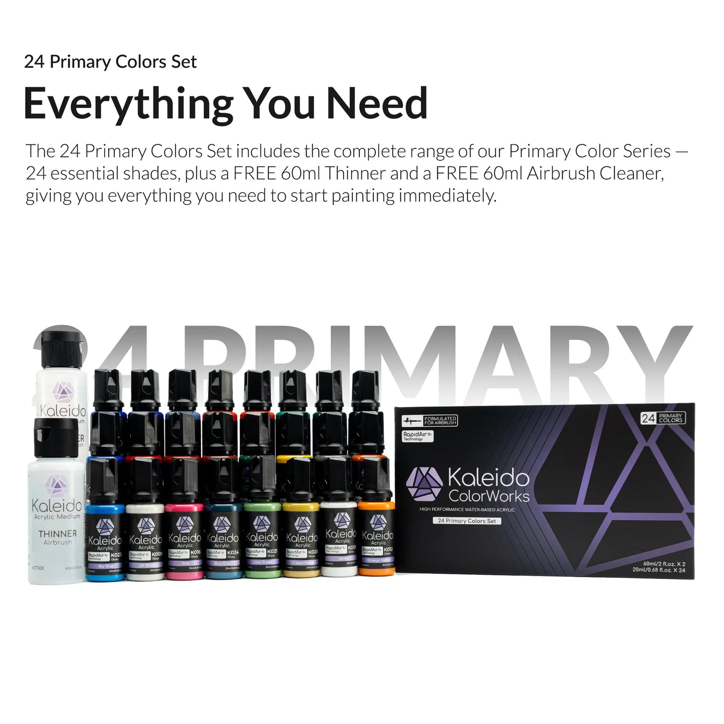 24 Color Primary Set