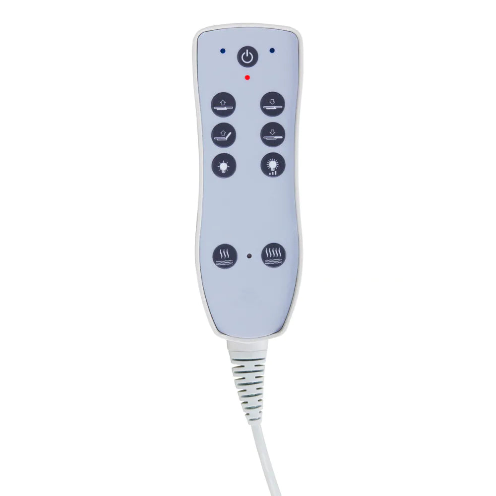 Spa kosmetisk briks med varme azzurro 815b Hvid