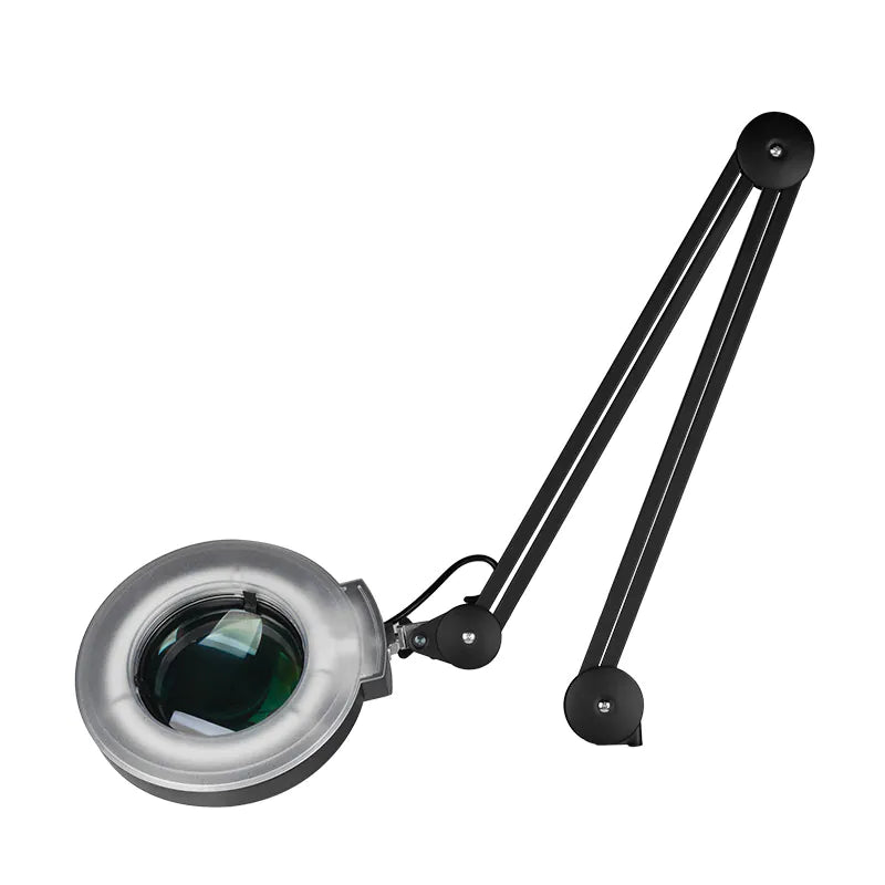 S5 led forstørrelses lampe + tripod (Sort eller Hvid)