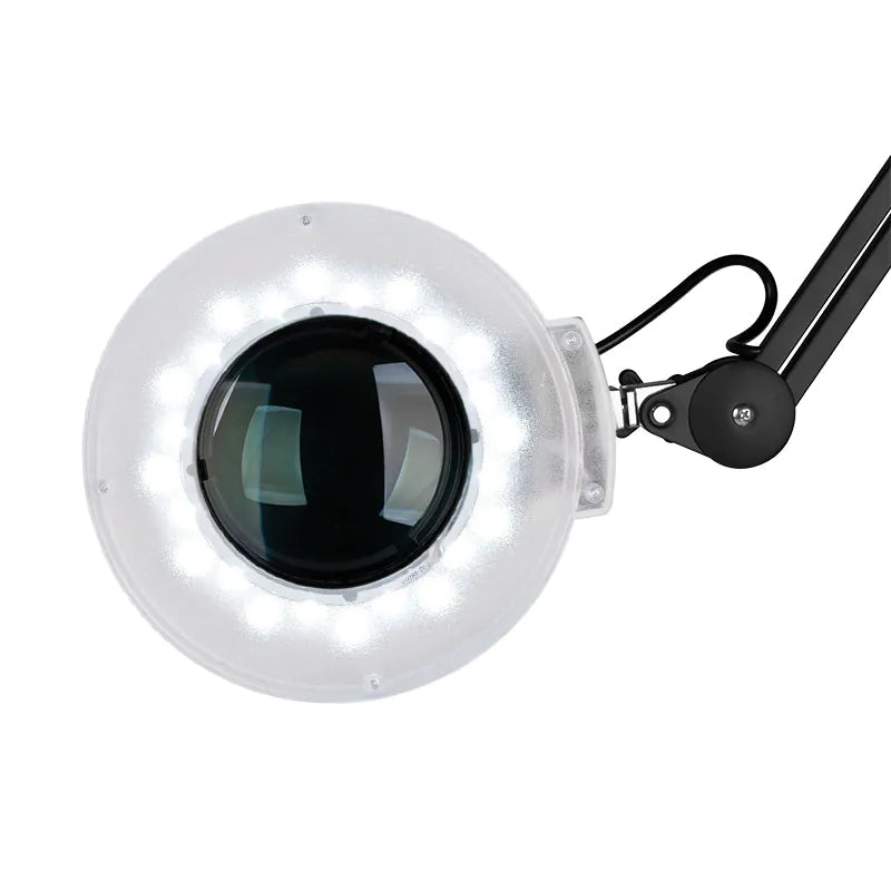 S5 led forstørrelses lampe + tripod (Sort eller Hvid)