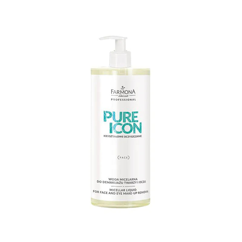 Farmona pure icon micellar water for face and eye make-up removal 500ml