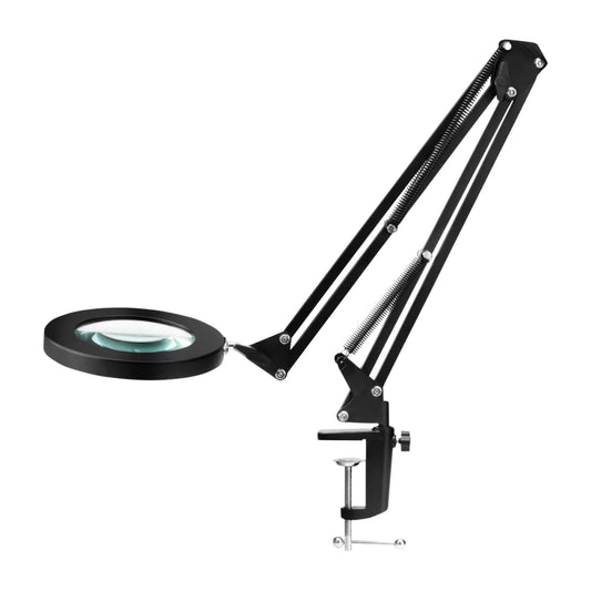 SORT ELLER HVID LED ARBEJDSLAMPE MAGNIFIER LAMPE GLOW 308