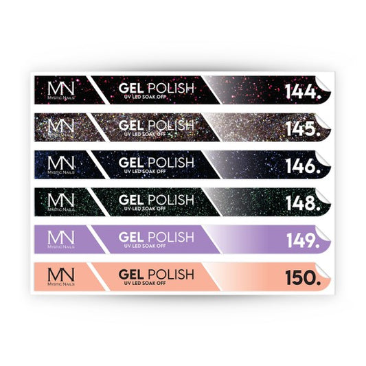 Tip Stick Gel Polish Sticker - 144-150