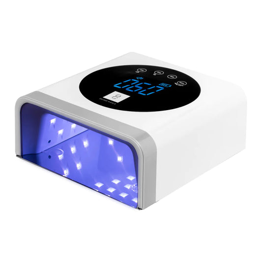 OCHO NAILS LED UV lamp X22 72W genopladelig hvid m. spejlbund
